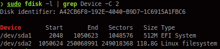 Ubuntu Fdisk